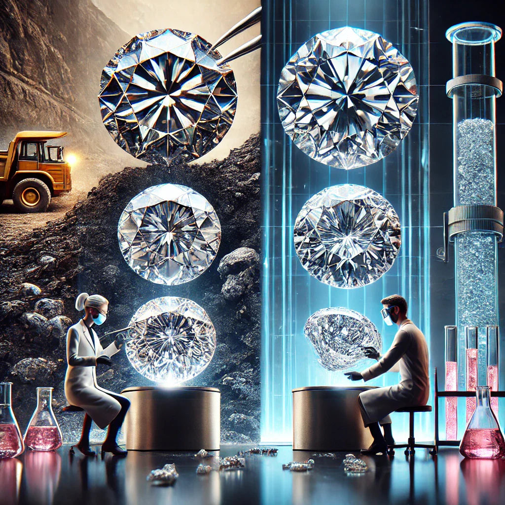 The Difference Between Lab-Grown and Natural Diamonds: Why You Shouldn't Be Afraid to Buy Them!