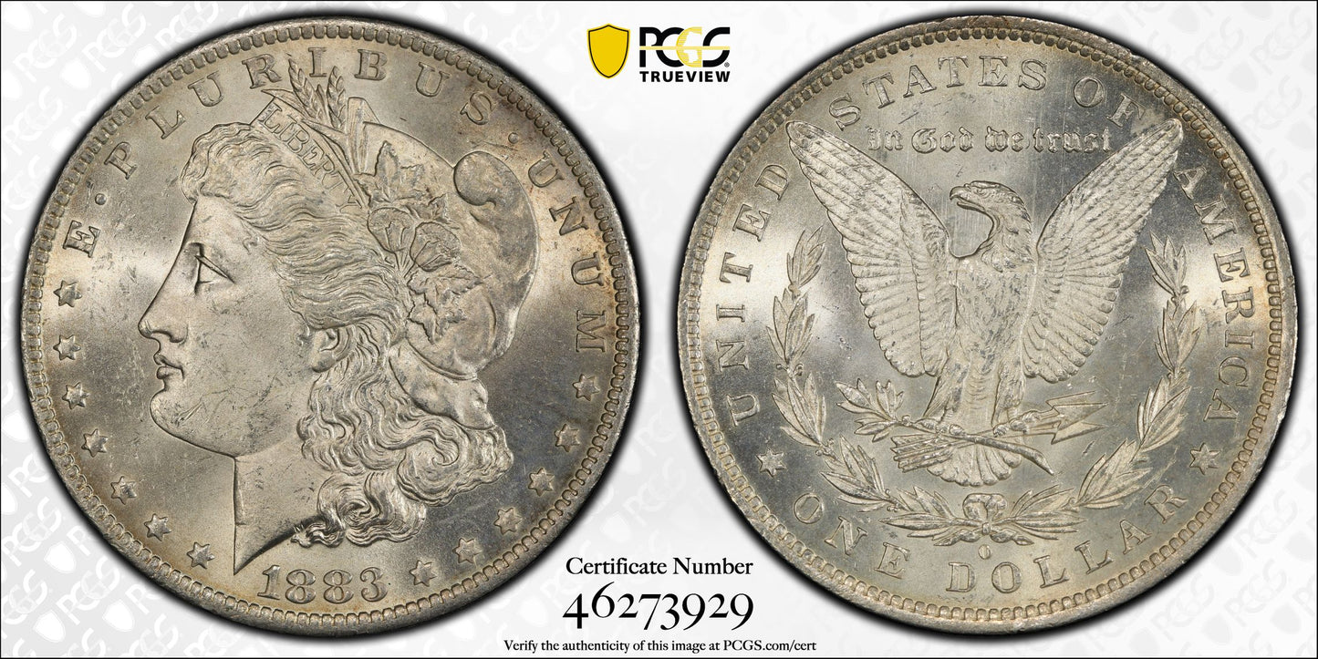 1883-O Morgan Silver Dollar PCGS MS-64