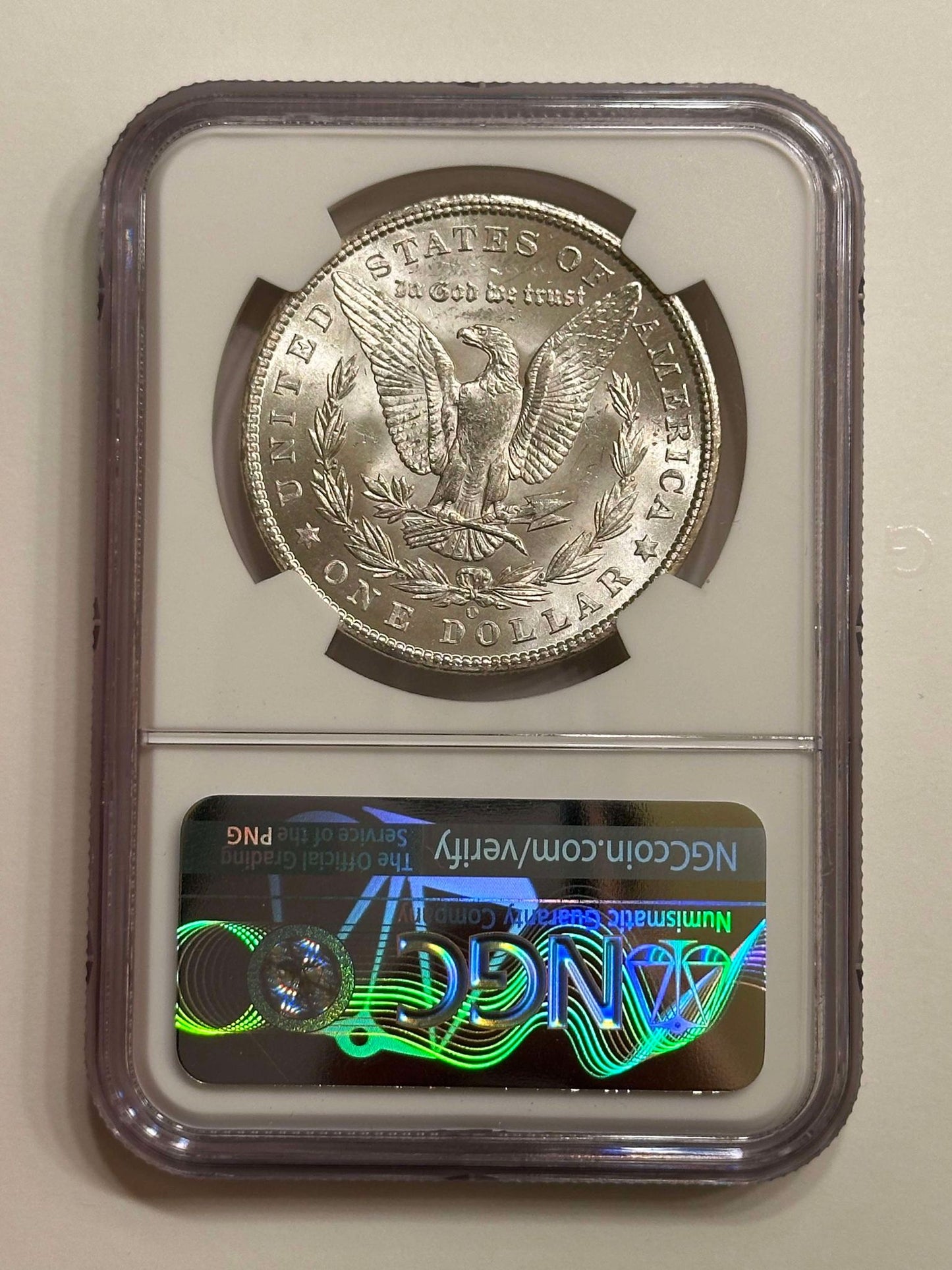 1902-O Morgan Silver Dollar NGC MS-64