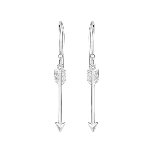 Silver Arrow Earring