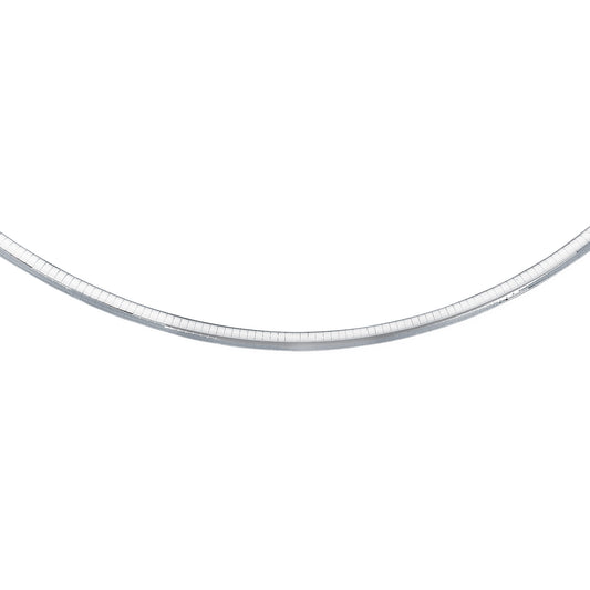 Silver 6mm Omega Chain