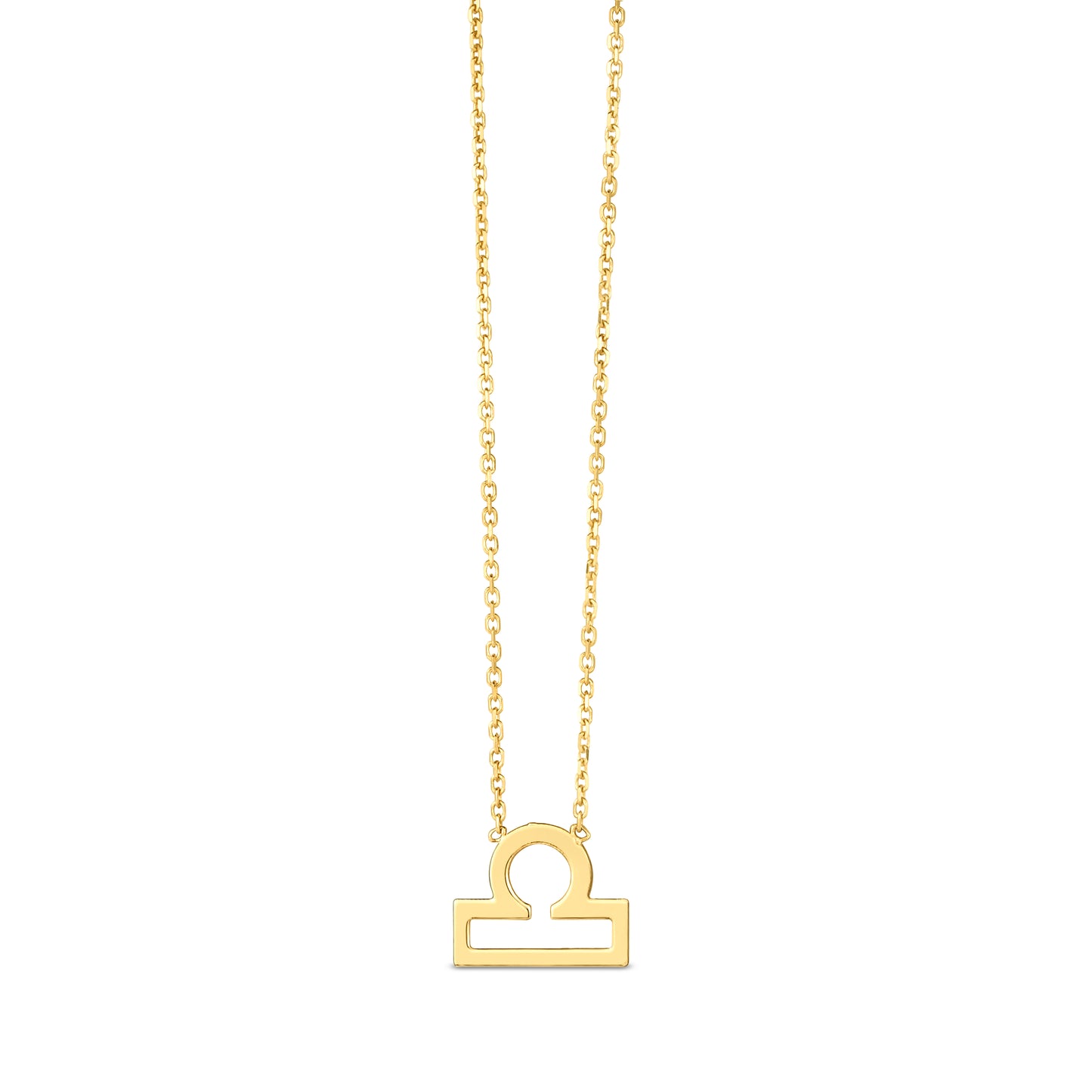 14K Gold Libra Necklace