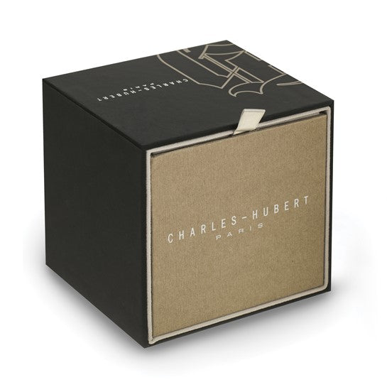 Men's Charles Hubert Two-tone Stainless Steel Silver-White Dial Watch