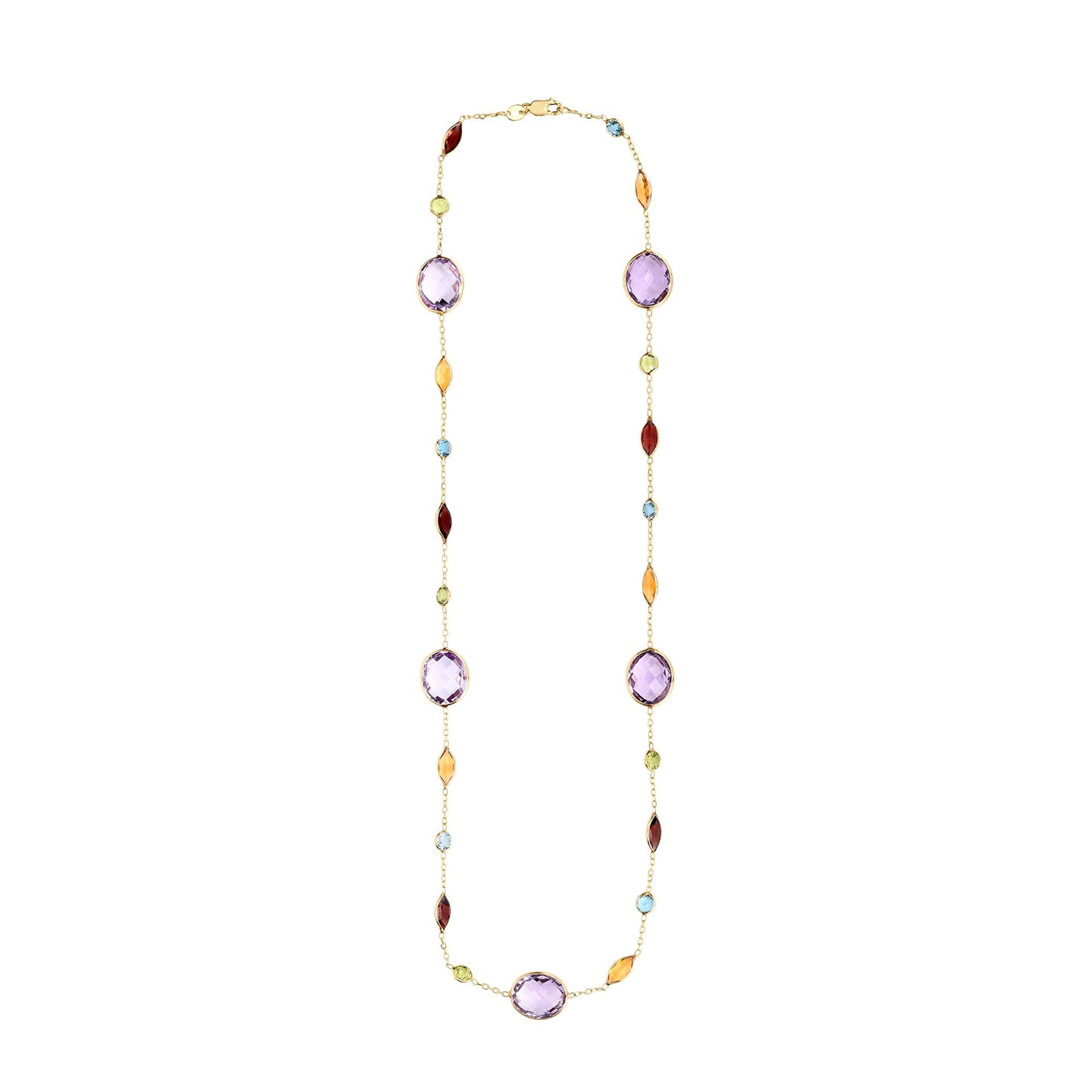 14K Gold SemiPrecious Necklace