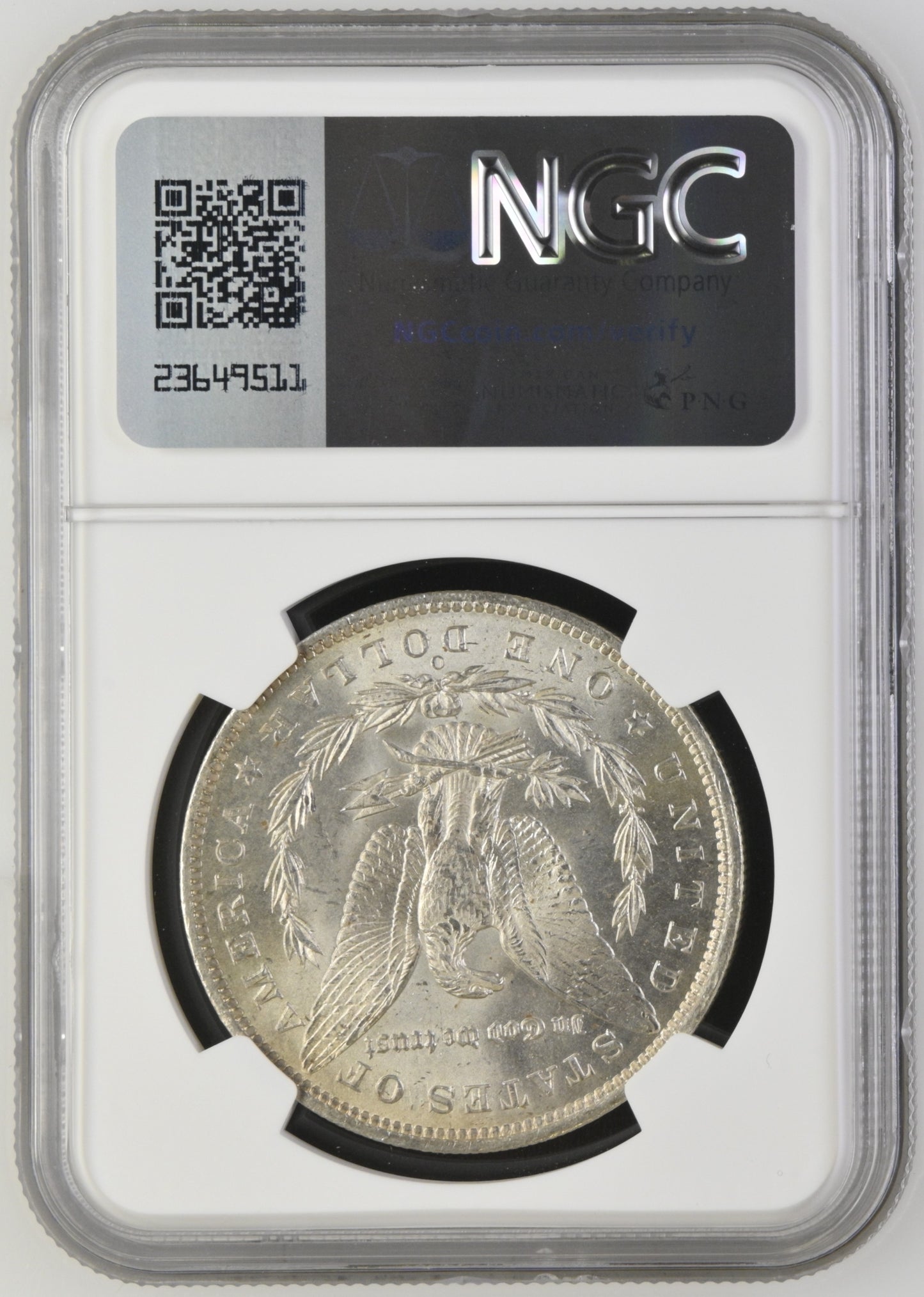 1885-O Morgan Silver Dollar NGC MS-63