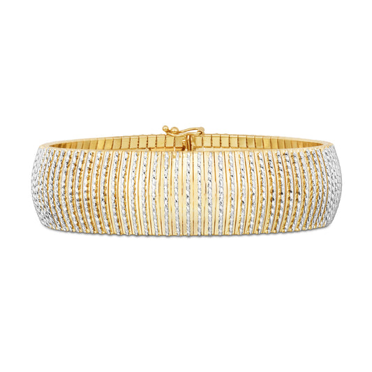 14K Bold Diamant- Flex Bracelet
