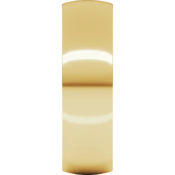 Comfort Fit Lightweight Half Round Band - 6mm