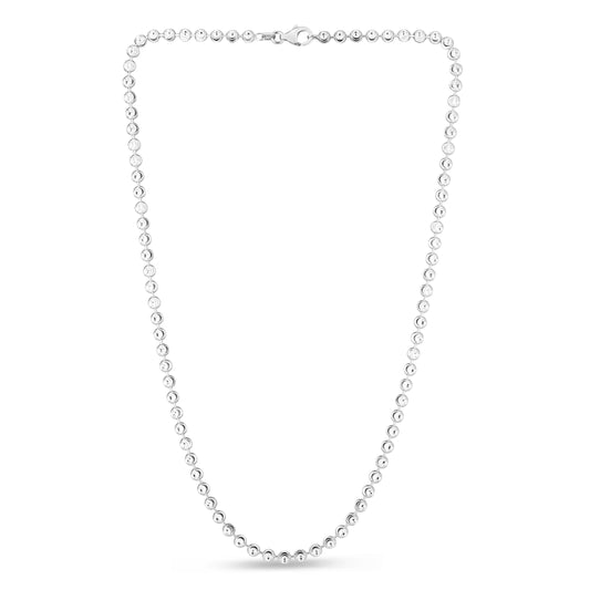 Sterling Silver 4mm Mooncut Bead Chain