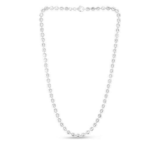 Sterling Silver 5mm Mooncut Bead Chain