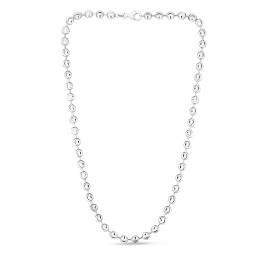 Sterling Silver 6mm Mooncut Bead Chain