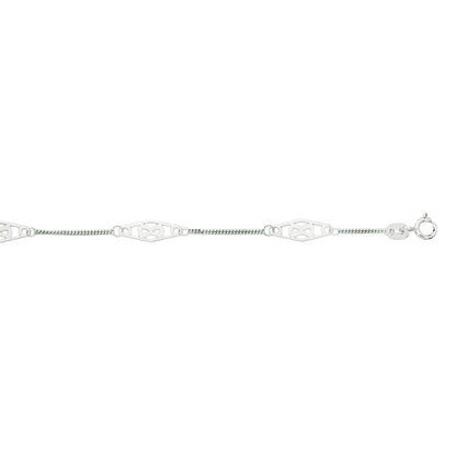 14K Gold Infinity Anklet