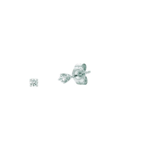 14K Gold .25ct JK/I1I2 Round Diamond Stud Earring
