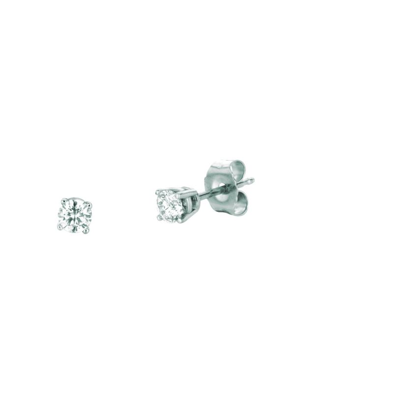 14K Gold .25ct IJ/I1 Round Diamond Stud Earring