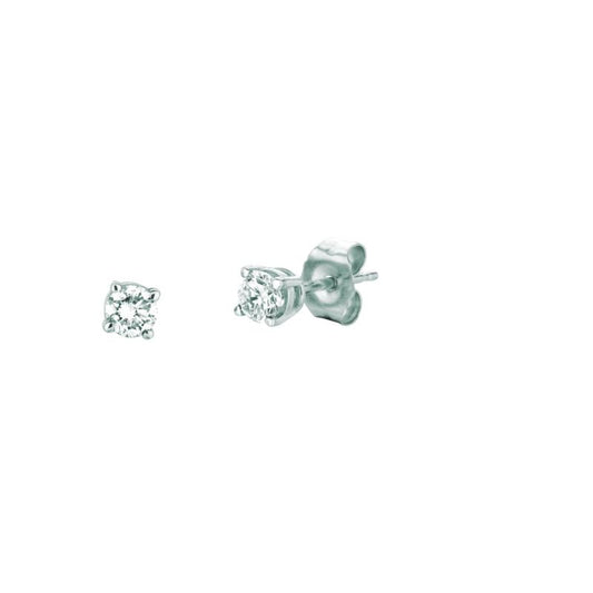 14K Gold .35ct IJ/I1 Round Diamond Stud Earring