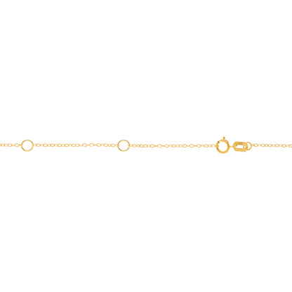14K Gold 1.3mm Double Extendable Piatto Chain