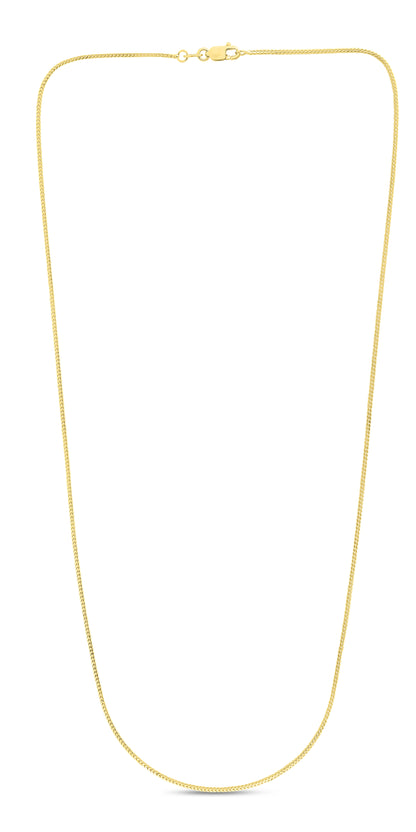 14K Gold .9mm Franco Chain