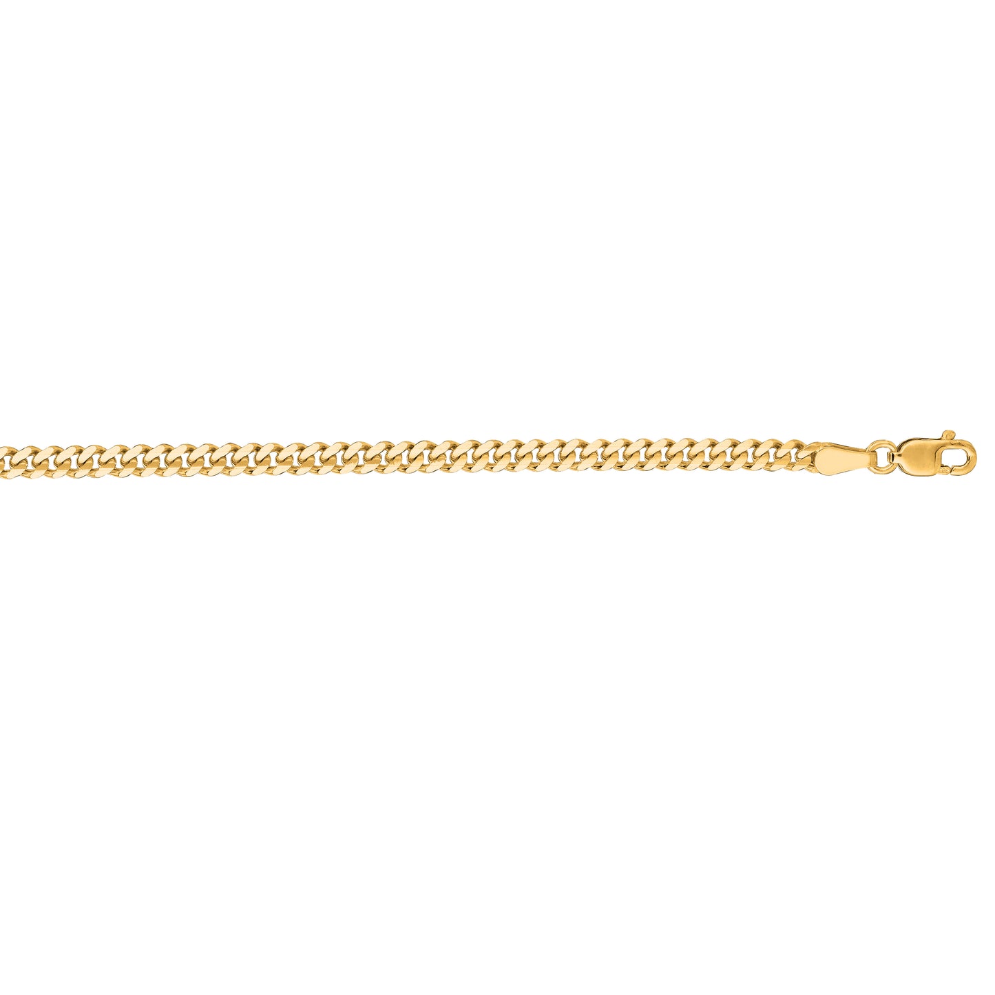 14K 3.6mm Gourmette Chain