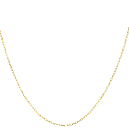 14K Gold 1.3mm French Cable Chain