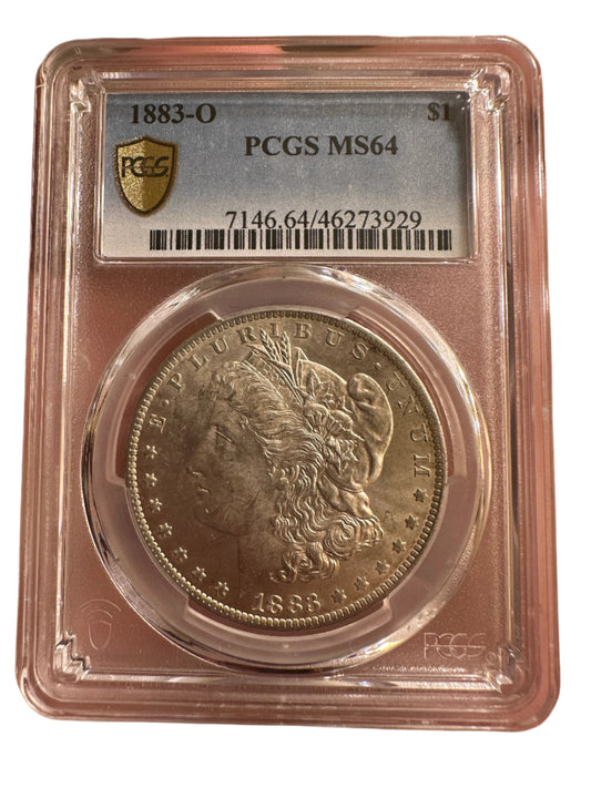 1883-O Morgan Silver Dollar PCGS MS-64