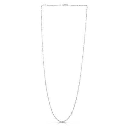 18K Gold 1.9mm Diamond Cut Cable Chain