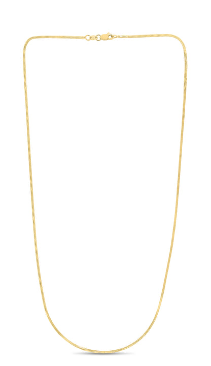 14K Gold 1.1mm Milano Chain