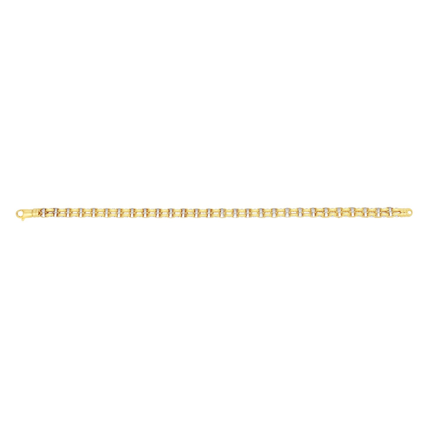 14K Gold Fancy Double Anchor Link