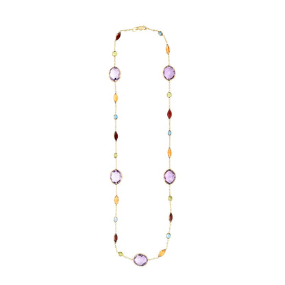 14K Gold SemiPrecious Necklace