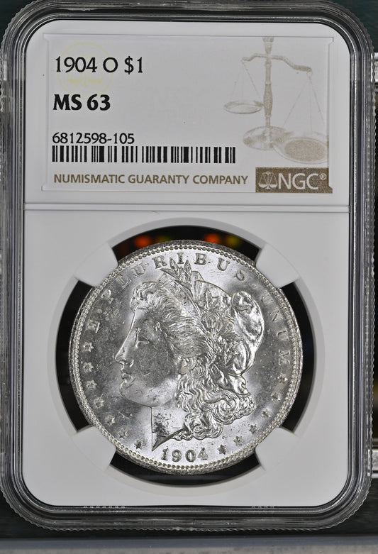 1904-O Morgan Silver Dollar NGC MS-63