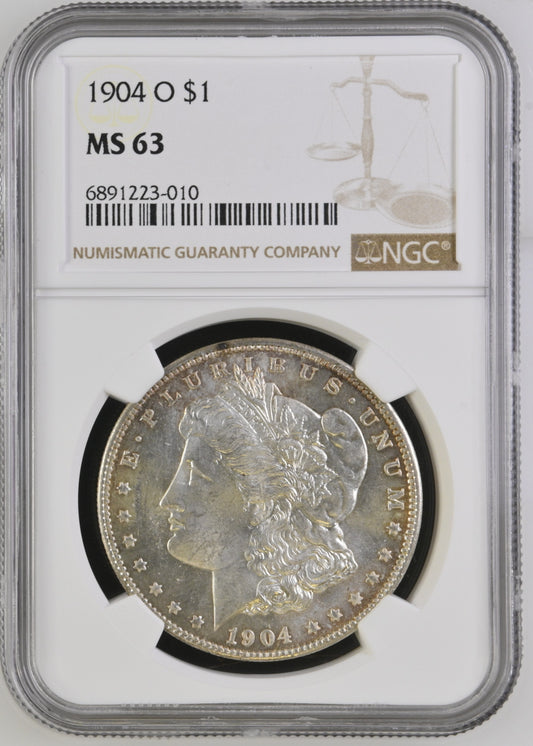 1904-O Morgan Silver Dollar NGC MS-63