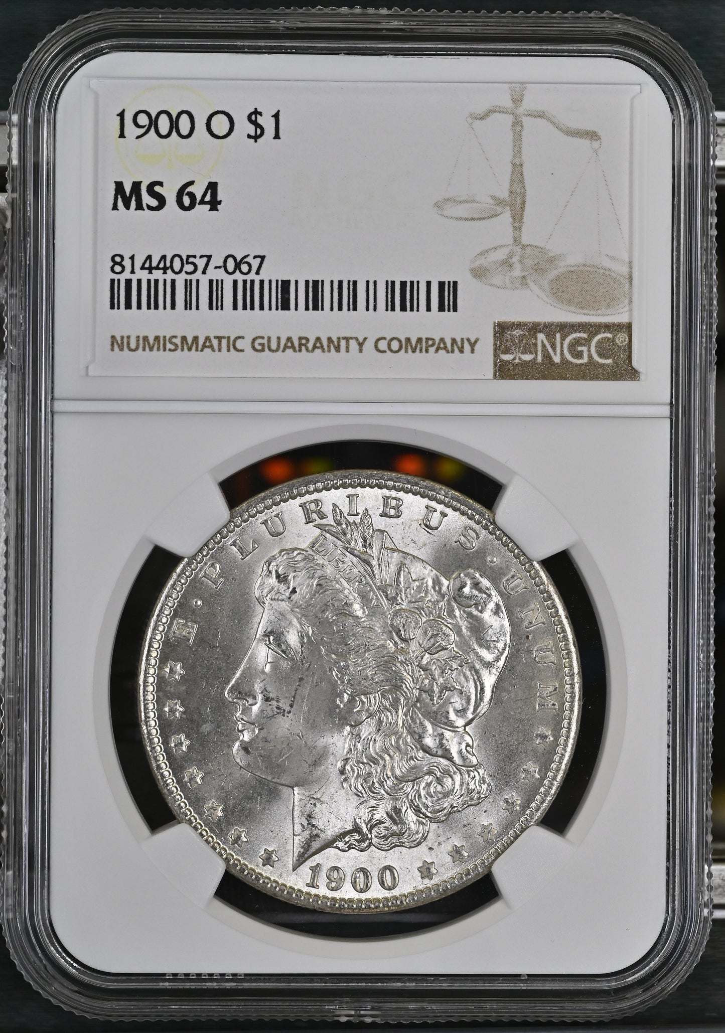 1900-O Morgan Silver Dollar NGC MS-64