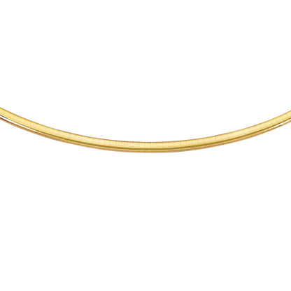 14K Gold 4mm Classic Omega
