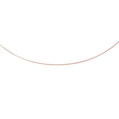 14K Gold 1.5mm Round Omega with Screw Back Lock
