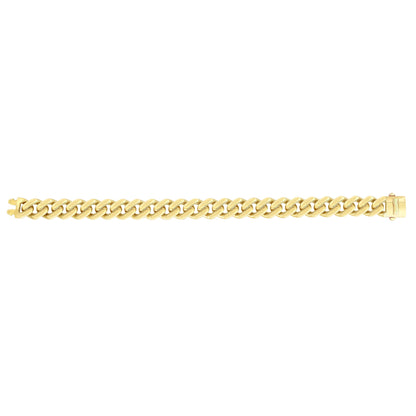 14K Gold 11.5mm Lite Miami Cuban