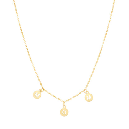 14K "Mom" Necklace