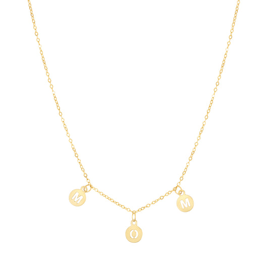 14K "Mom" Necklace