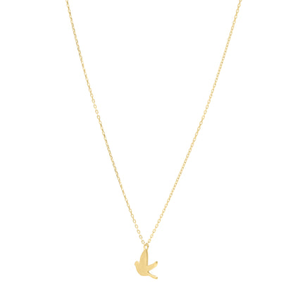 14K Dove Necklace