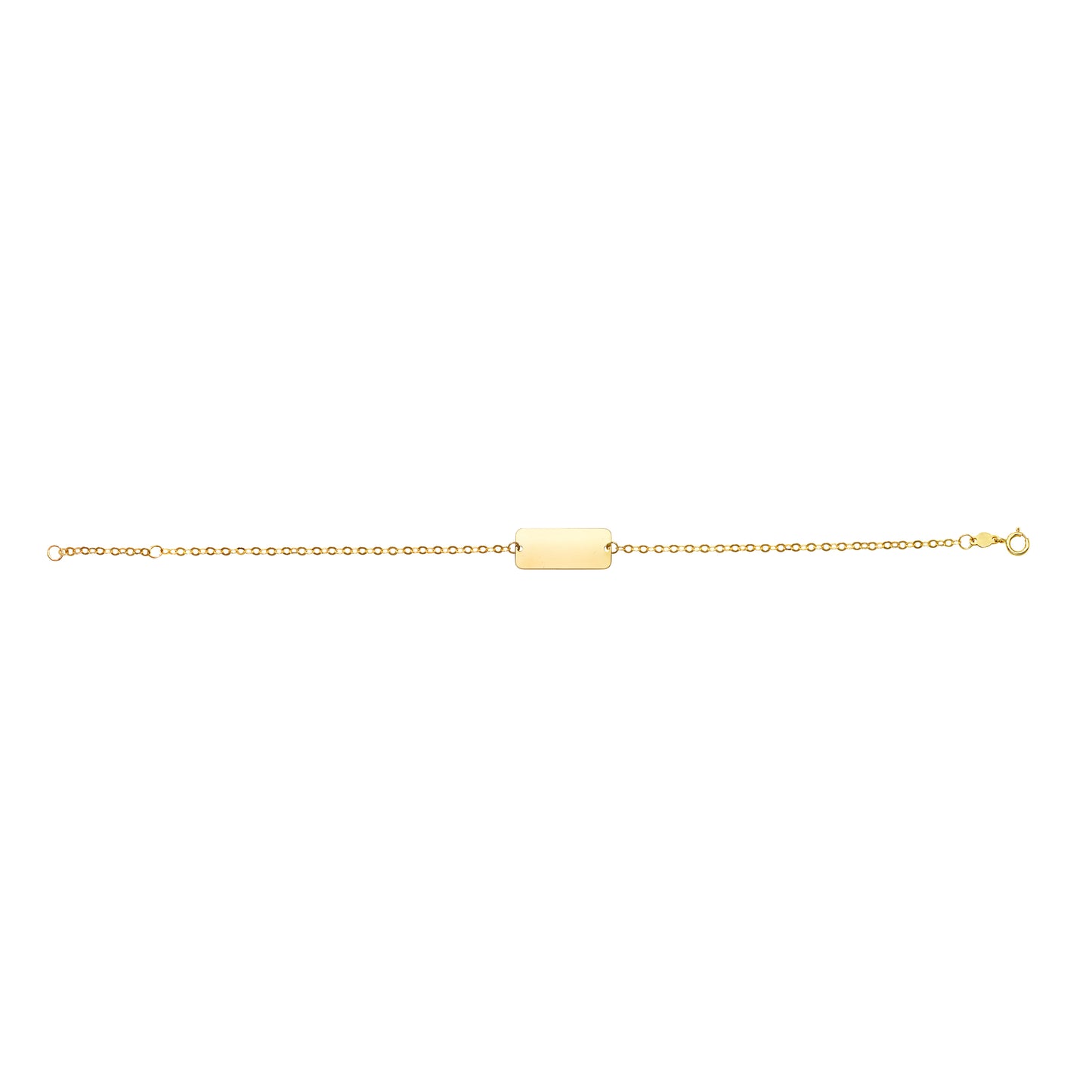 14K Gold ID Bracelet