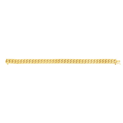 14K Gold Maschio Skinny Modern Curb Bracelet