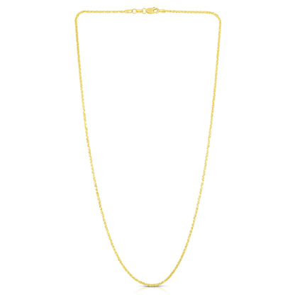 14K Gold 1.5mm Sparkle Chain
