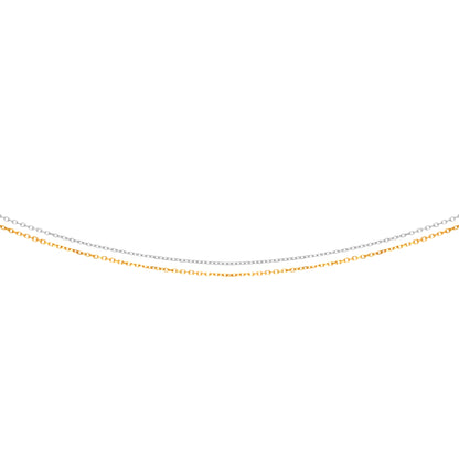 14K Gold 1.1mm MultiStrand Chain