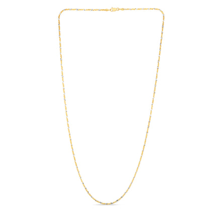 14K Gold 1.5mm Sparkle Chain