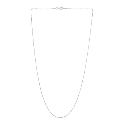 14K Gold 0.9mm Diamond Cut Bead Chain