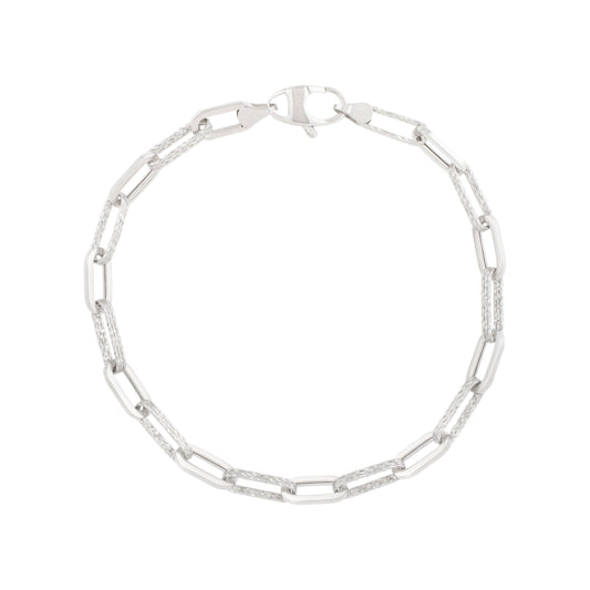 14K 4mm Diamant�������� Paperclip Bracelet