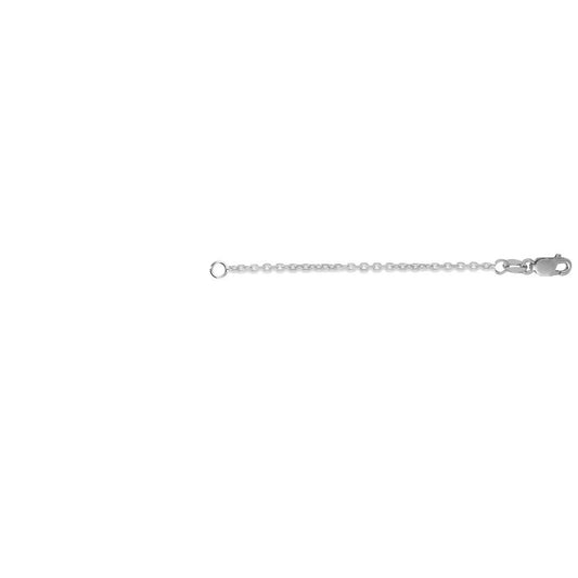 14K Gold 1.8mm Diamond Cut Cable Chain 3" Extender