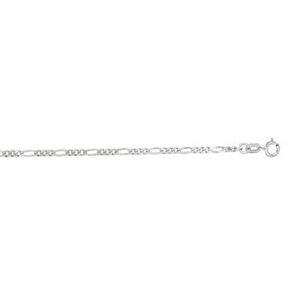 14K Gold 1.9mm Figaro Chain