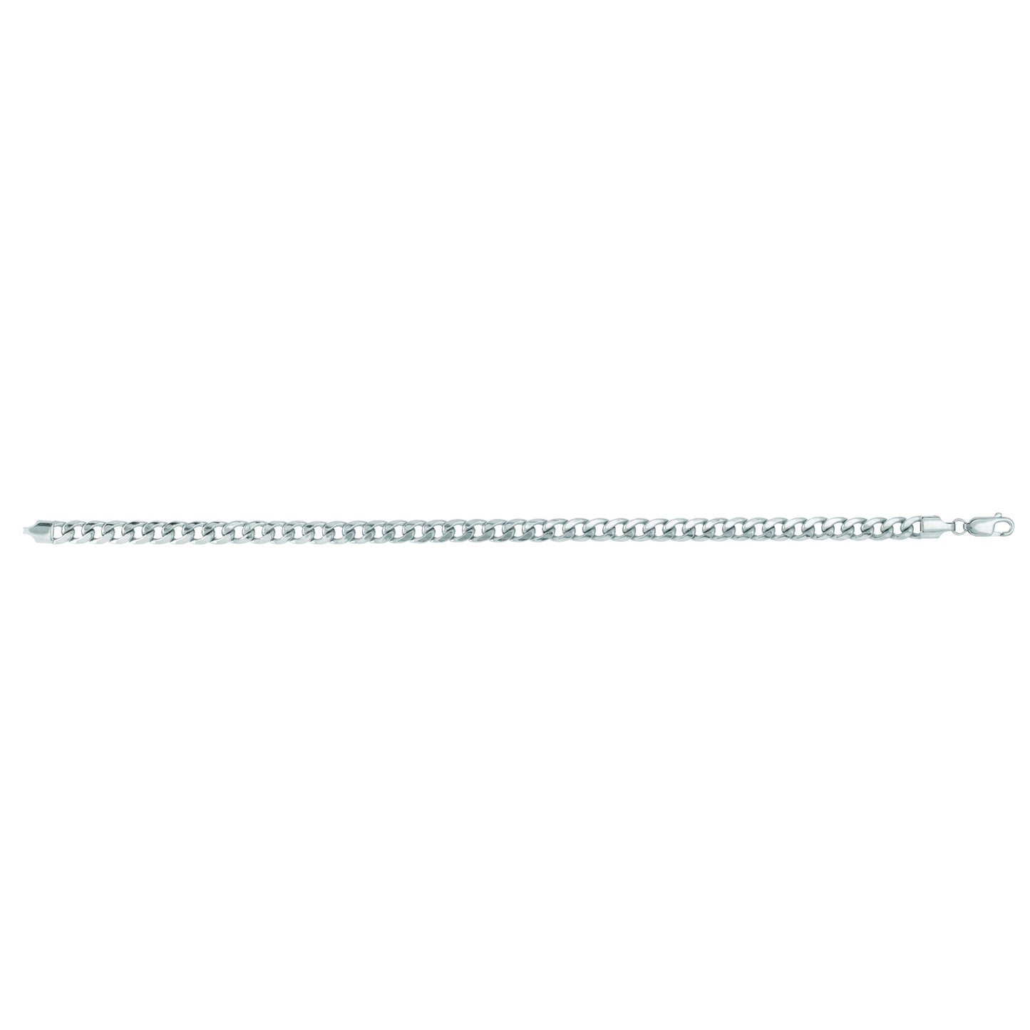 14K Gold 5.5mm SemiSolid Miami Cuban