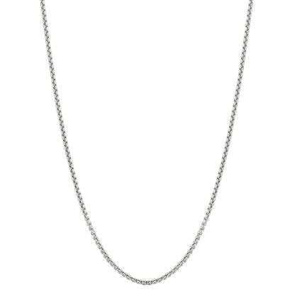 14K Gold 1.8mm Lite Round Box Chain