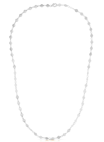 14K Gold Round Mirror Chain