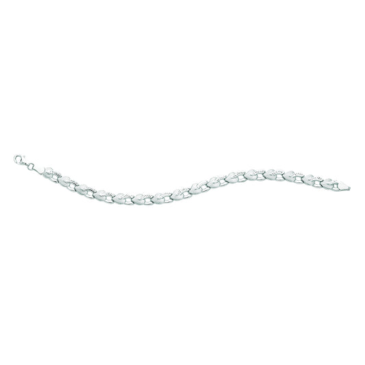 14K Twotone Gold Reversible Bracelet