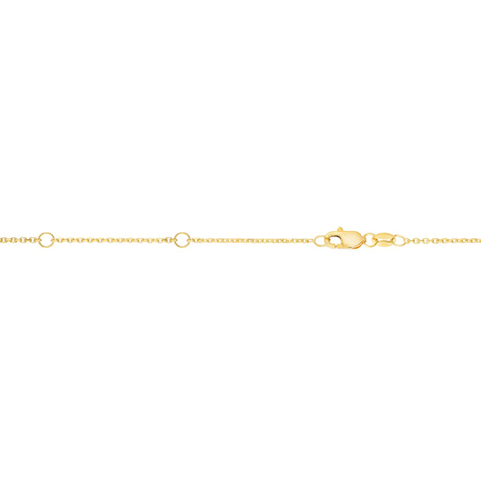 .8mm Extendable Diamond Cut Cable Chain
